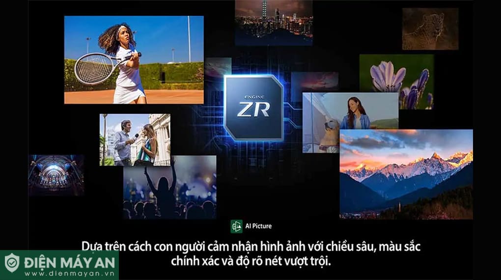 Smart Tivi QLED Toshiba AI 4K 65 inch 65M450RP